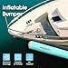 AWEMUFA 10ft Inflatable Boat Fender for Docking Heavy Duty, Large Boat Bumper for Docking, Inflatable Boat Dock Bumper Inflatable Fender for Pontoon Boat, Fishing Boat, Small Yacht(NO Pump)