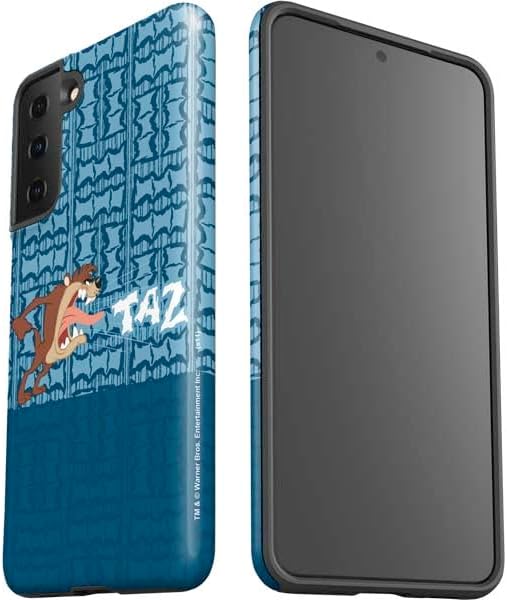 Skinit Pro Phone Case Compatible with Galaxy S21 Plus 5G - Officially Licensed Looney Tunes Tasmanian Devil Yell Design