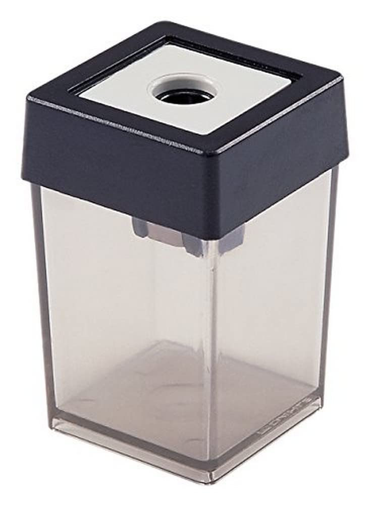 Dahle Bürotechnik Dosenspitzer Dahle 53461, Für Blei- und Farbstifte bis 8 mm Ø, grau-transparent, 5 Stück