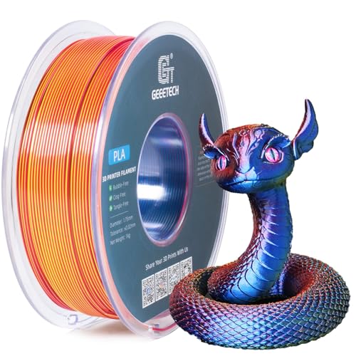 GEEETECH Silk PLA Filament pour Imprimante 3D,1kg/Bobine