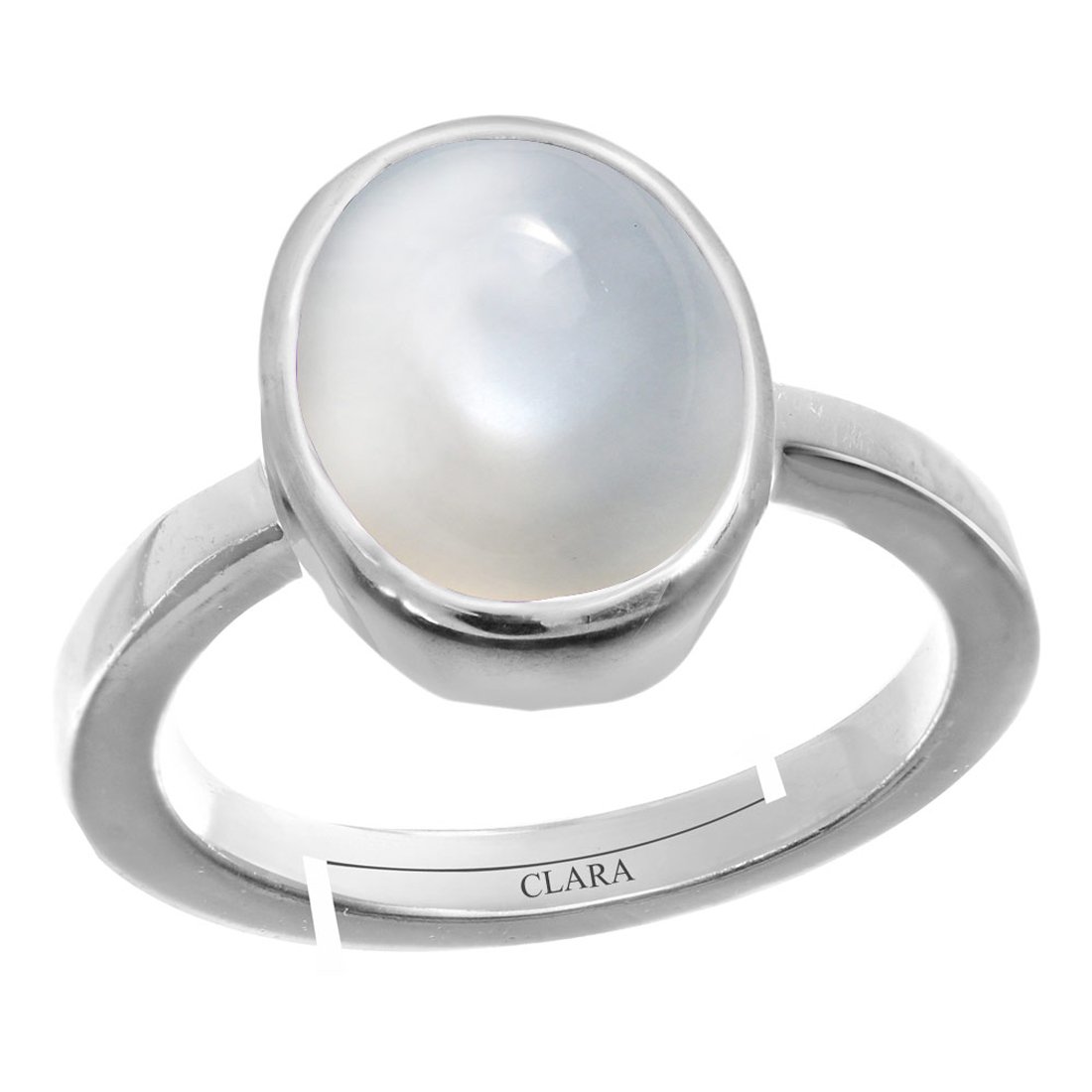 Clara Moonstone 6.5cts or 7.25ratti Stone Silver Adjustable Ring for Women (B0752QSG6Y) Amazon Price History, Amazon Price Tracker