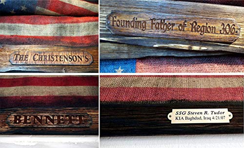 American Flag, Rustic Usa Flag Wall Decor, Custom Handmade Artwork Painted On Distressed Old Burlap & Wood, Personalized Gifts #TOP7