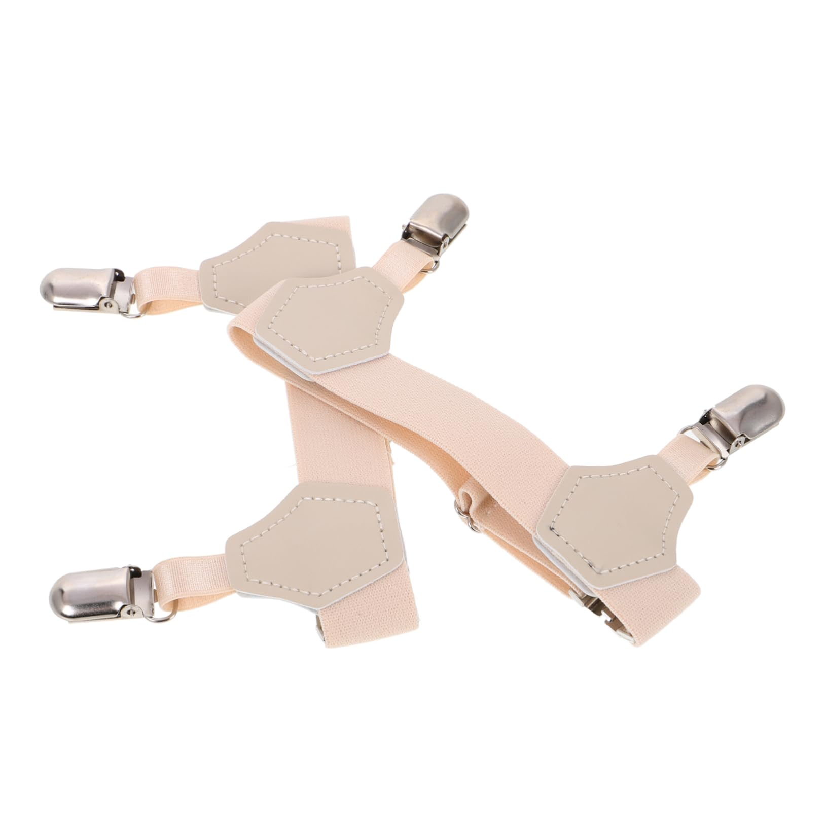 Holibanna Men's Sock Garters Belt Shirt Clips Anti-slip Sock Stays Comfortable Legwear Straps for Athletes and Ice Skating