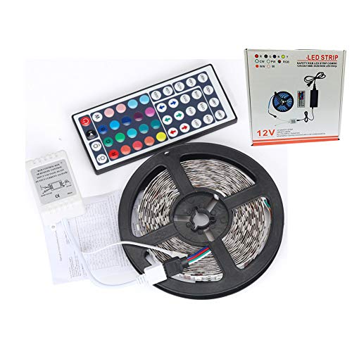 Tira led RGB flexible 16.4 ft 5050 SMD con control remoto miniatura 2