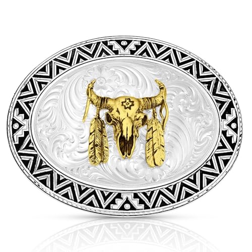 Image of Montana Silversmiths Western Lifestyle Southwestern Series Made in the USA Belt Buckle