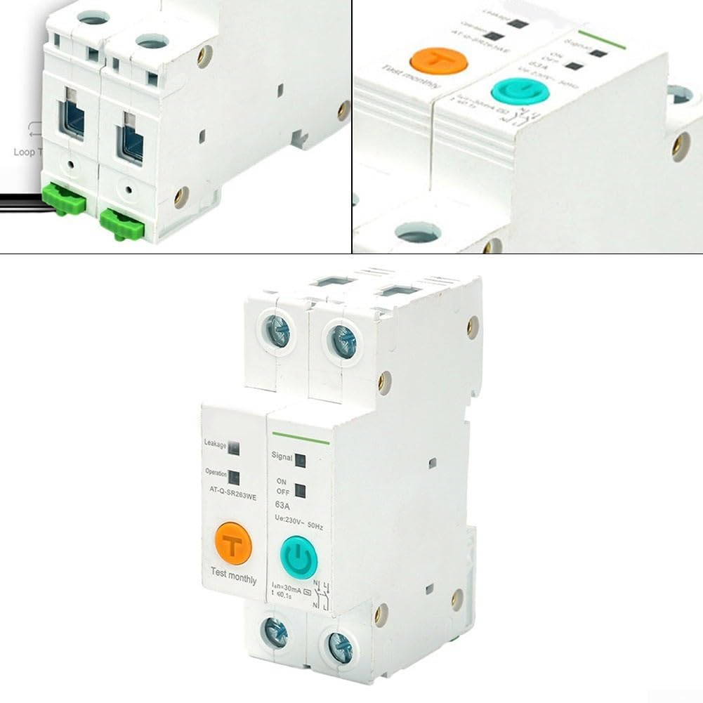 Interruptor para inteligente WiFi 2P con Medición de Interruptor(63A)