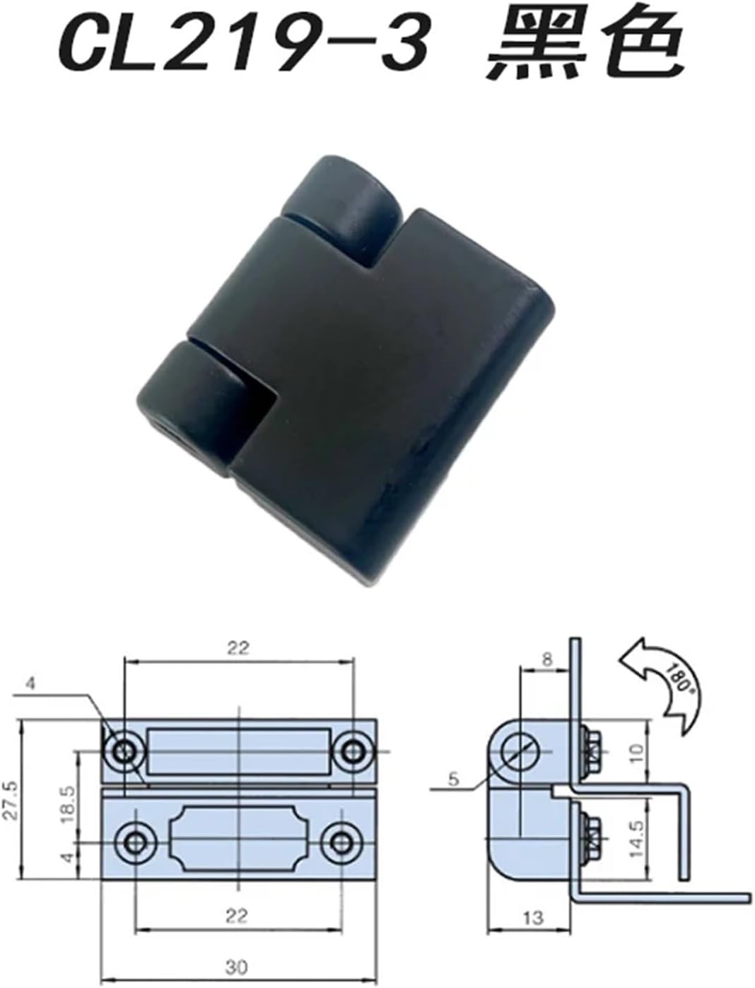 2Pcs Door Hinges Zinc Alloy Heavy Duty Door Butt Corner Hinges Furniture for Kitchen Cabinets Cabinet Box Folding Hinge(2PCS-Black S-Zinc)