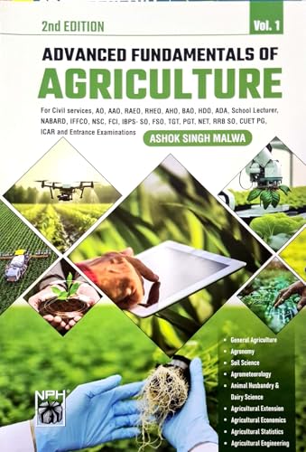 Image of Advanced Fundamentals of Agriculture - Vol 1 + Vol 2 + Advanced Objectives 7000+ PYQs - Combo Set of 3 Books - [ORIGINAL BOOKS-TOP GRADE PAPER & PRINT] - For 2026 Exams