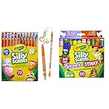 Crayola Silly Scents Twistables, Scented Crayons & Pencils, 72 Count & Silly Scents Sweet & Stinky...