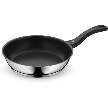 WMF Devil frying pan 24 cm Cromargan stainless steel coated induction plastic handle