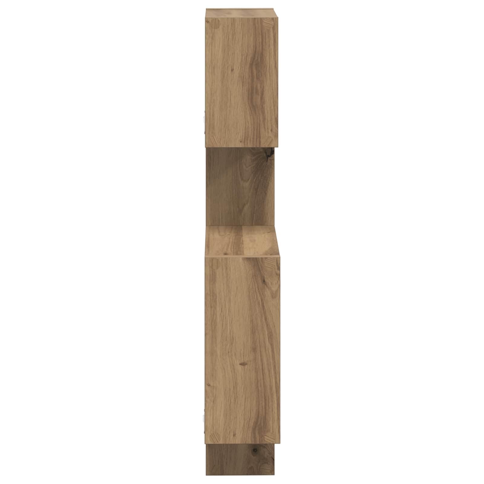 Wandwürfelregale Wandhalterung Braun aus Holzwerkstoff 64 x 13,5 x 91,5 cm, platzsparend, multifunktional, einfach zu montieren, ideal für Wohnzimmer Schlafzimmer Büro und Küche