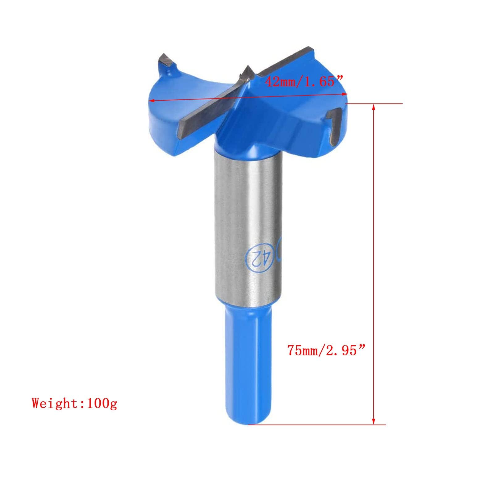 TOP-VIGOR 42mm Forstner Drill Bit - Image 2