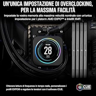 CORSAIR VENGEANCE DDR5 32GB (2x16GB) DDR5 6000MHz CL36 AMD EXPO Intel XMP iCUE Memoria Compatibile per Computer - Grigio (CMK32GX5M2E6000Z36)