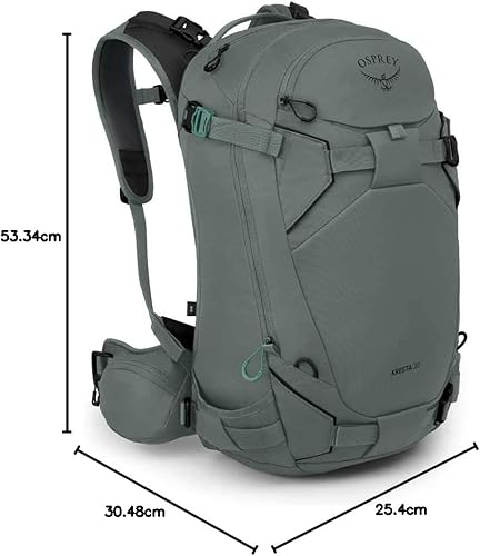 Vista 14 de Osprey Kresta 30 Mochila de esquí y snowboard para mujer Invierno Azul Noche