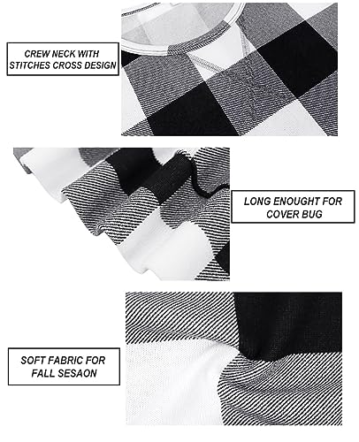 Image of CARCOS Plus Size Tops for Women Color Block Flower /Striped /Camo Crew Neck Long Sleeve Tee Shirt