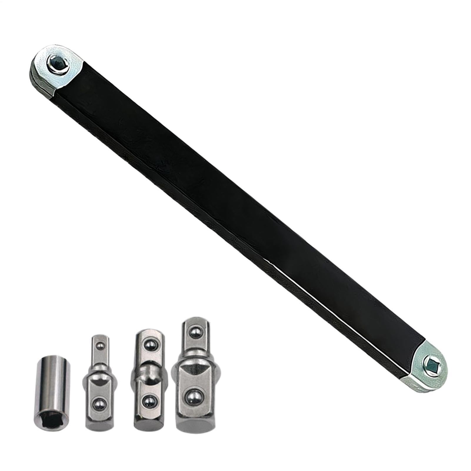 Extensión de trinquete compensada – Llave de mantenimiento de desplazamiento de trinquete de 3/8 pulgadas | Llave de extensión de mantenimiento – para mecánica, automotriz, talleres, industria