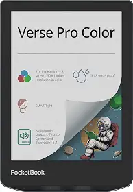 PocketBook - Verse Pro Color - Leitor de E-Book - 6 Polegadas - Tela Colorida - Stormy Sea