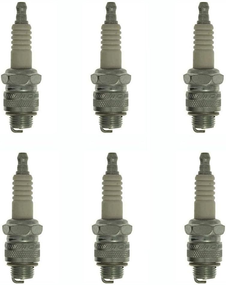 6 Pack Replacement RJ8C Spark Plug for Champion Lawn Mower Models