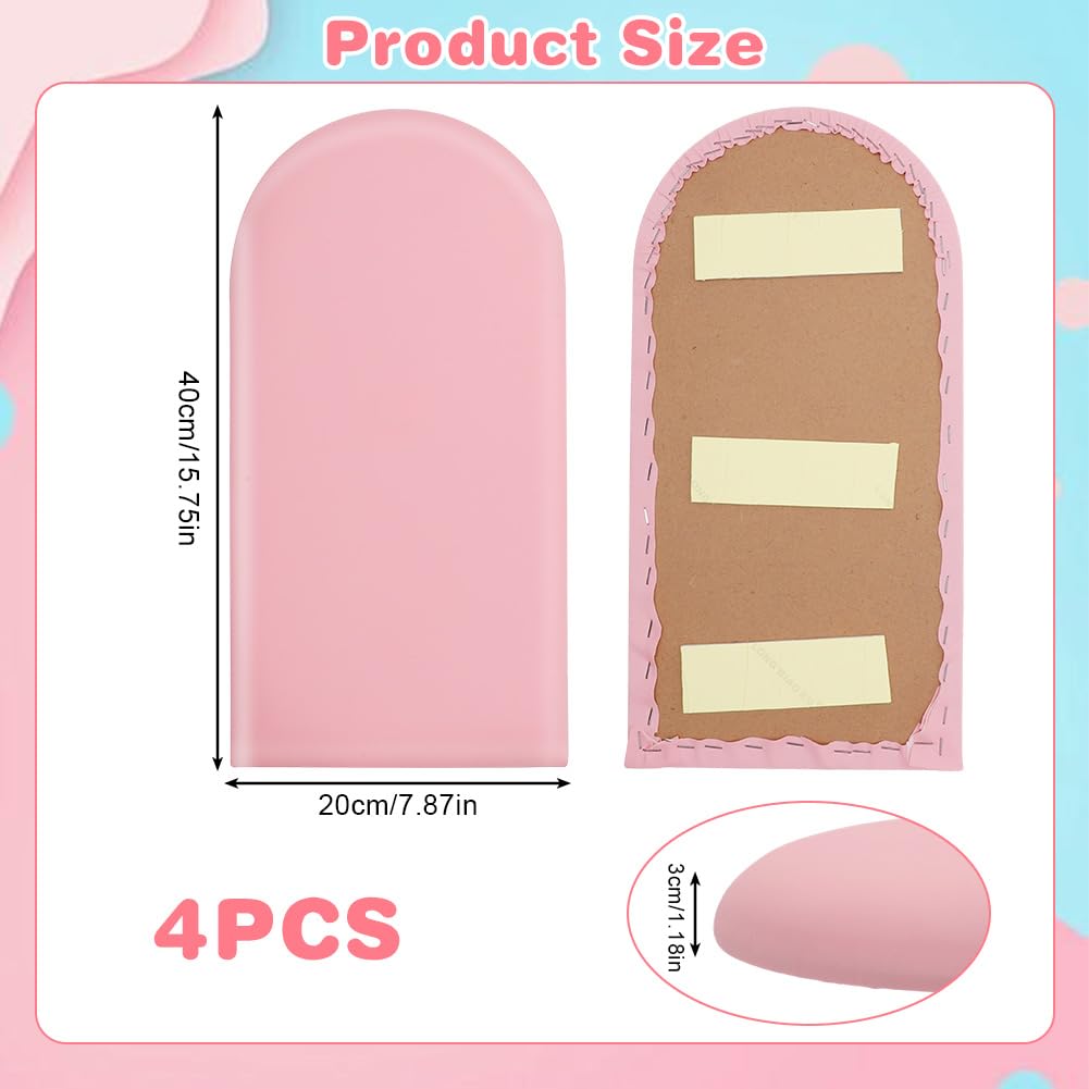 Lot de 4 Panneaux Murs 3D Rembourrés Anti-Collision, Polyuréthane Souple pour Chambre d’Enfant, Crèche et Chambre à Coucher - 2