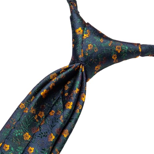 Image of Hi-Tie Boys Tie Pre-Tied Pocket Square Set Adjustable Kids Neckties Age 7-11 Years School UniForm Graduation