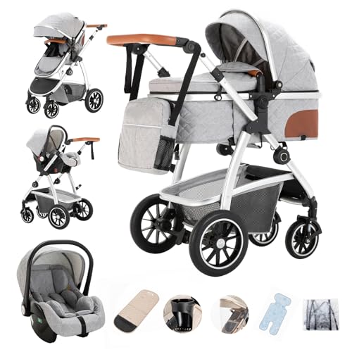 Gcarebb 3 in 1 Travel System Pushchair