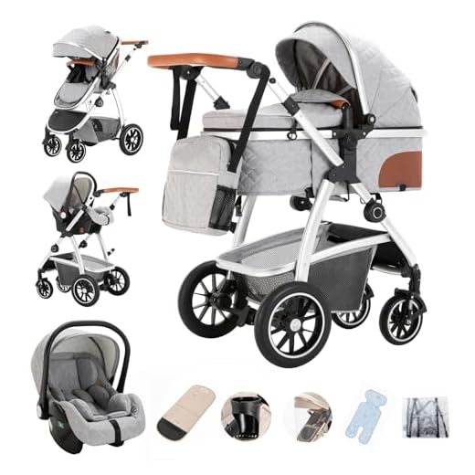 Gcarebb 3 in 1 Travel System Pushchair
