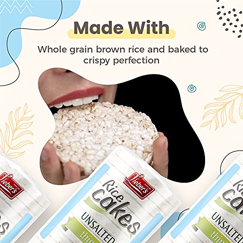 Lieber'S Liebers Rice Cakes, Kosher Certified Snack, Dairy Free thumb #2