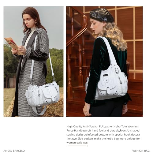 Image of Angel Barcelo Hobo Bag for Women Crossbody Purse and Handbags Shoulder Bags
