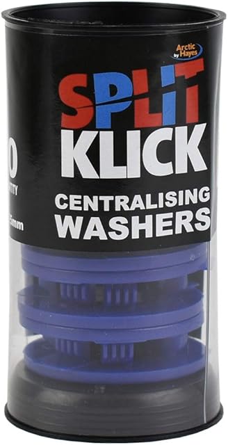Arctic Hayes SK2PK10 Split Klick Centralising Washer 10-Pieces, Dark Blue