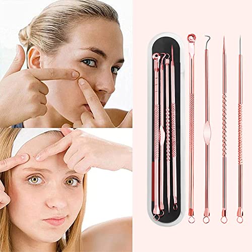 Pickel Ausdrücken Werkzeug,Pickelentferner,Mitesserentferner,Komedonenquetscher,Gesichtsreinigungs- und… - Image 4