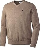 pullover 100 baumwolle waschen Lieferumfang: 1 x Herren Sweater, mit feinen Rippenstrickbündchen und langen Ärmeln in Hellbraun von U.S. POLO ASSN. – kostenloser Versand & Rückversand nach Deutschland und Österreich
