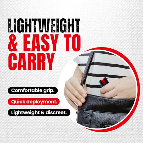 Police Magnum Compact Pepper Spray Self Defense- Tactical Maximum Heat Strength OC- Small Discreet Carry Canister- Made in The USA - Image 6