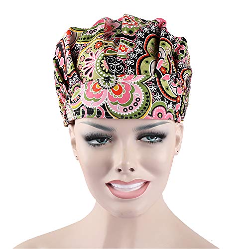 JoyRing 4 Pack Elastic Bouffant Working Caps with Sweatband - Thumbnail 2