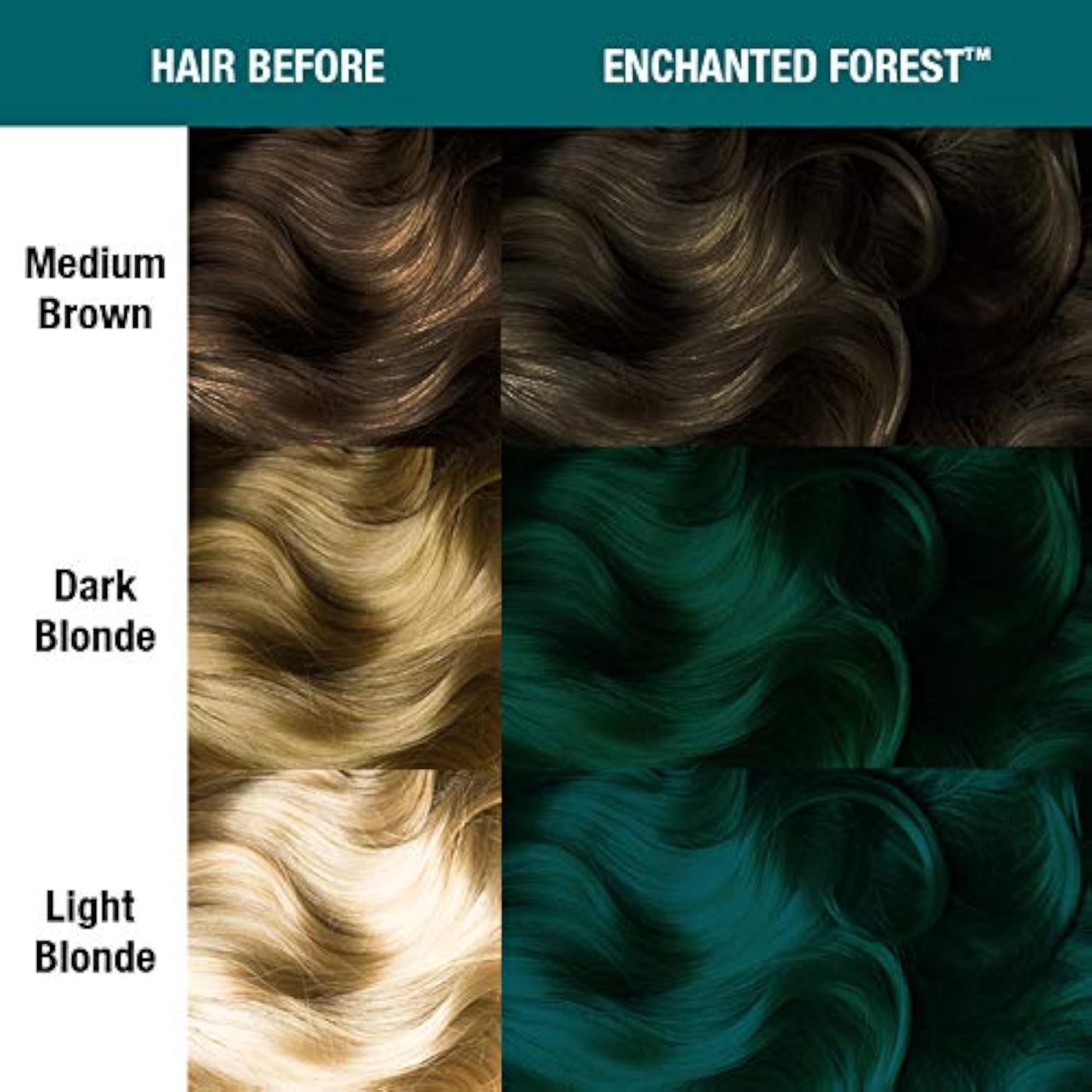 Amplified Semi Permanent Hair Colour - ENCHANTED FOREST, 118 ml