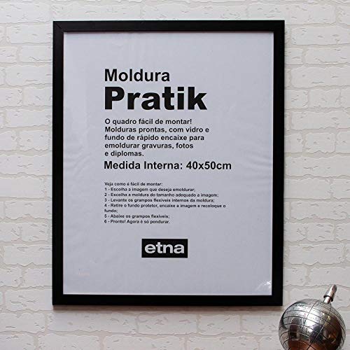 Moldura Pratik 44x54cm Preto