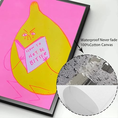 Affiche citron de style mignon pour egayer votre decoration de maison avec une toile coloree