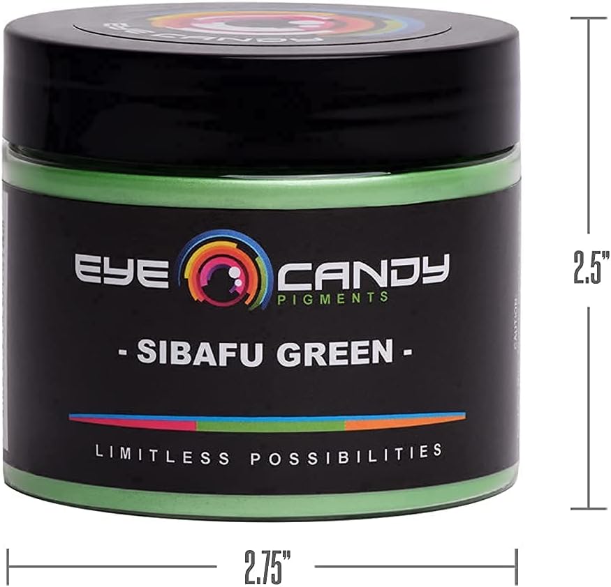 Eye Candy Pigments Premium Green Mica Powder - Sibafu Green (50gr) - for Epoxy, Resin, Soap, Paint, Woodworking, Acrylic Pouring, Bath Bombs, Fishing Lures - DIY Arts and Crafts Additive - Image 8