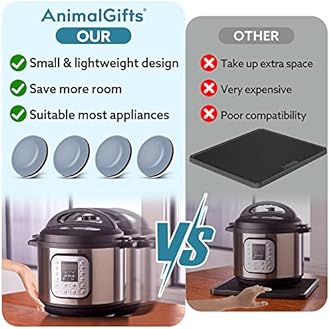 Appliance Sliders for Kitchen Appliances, 20 PCS Self-Adhesive Small Kitchen Appliance Slider for Coffee Maker, Air Fryer, Pressure Cooker, Combination Water Boilers & Warmers