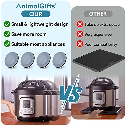 Appliance Slider for Kitchen Appliances, 36 PCS Self-Adhesive DIY Small Kitchen Appliance Slider for Most Countertop Coffee Maker, Air Fryer, Pressure Cooker, Deep Fryer, 3 Size, 19mm+22mm+25mm