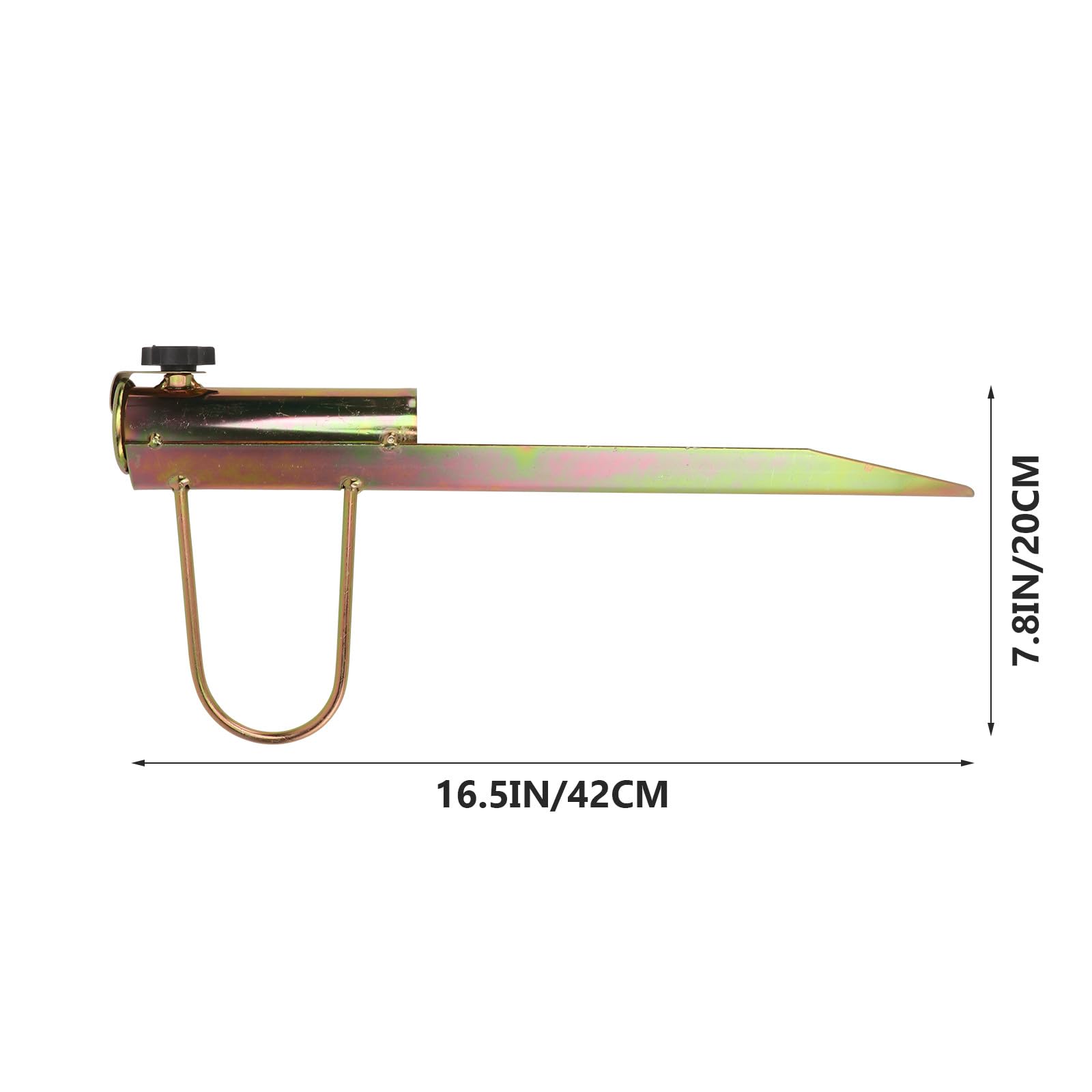 Wytrzymały stojak na parasol plażowy 25–32 mm, regulowana podstawa, stabilne podparcie piasku i miękkiego podłoża, idealny do parasoli plażowych i ogrodowych, żelazna konstrukcja