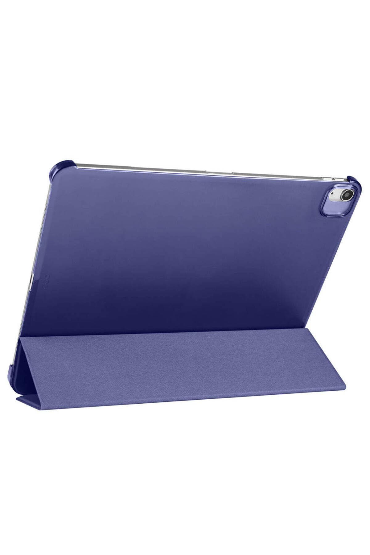 CONSTRAIN - iPad Air 13 2025 M3 ASMA Smart Cover Kalem Bölmeli Standlı 1-1 Kılıf - Kırmızı - Beyaz 1