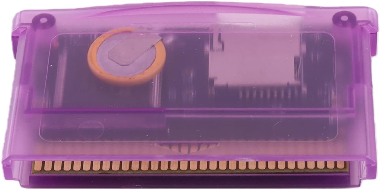 Flash Game Cartridge for GBA SP IDS , GBA SD Cartridge, Retro Game , Supports 2GB Memory Card FAT16, Save Progress Backup (Purple Transparent) image 5
