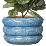 SQOWL Herringbone Blue Ceramic