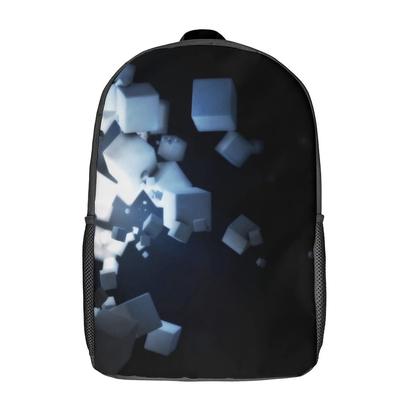 Cartable pour enfants 17 pouces dos protégé motif Cube - 8