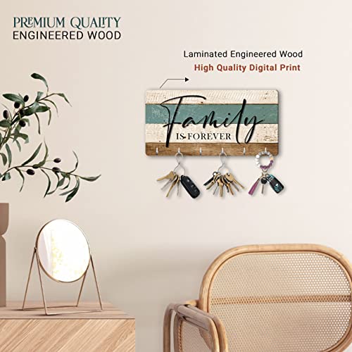 Image of kotart Unique Stylish Modern Wooden Key Holder for Home Decor Living Room Office with Stylish Key Organizer | Designer Wall Decor | Wall Art Decorative Items | Wall Decoration (Hanging 8)