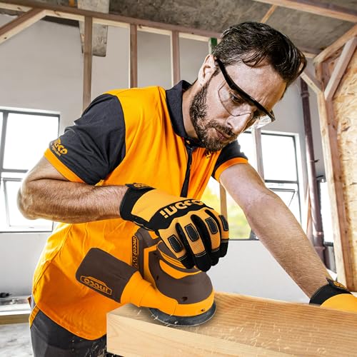 INGCO 20V Cordless Random Orbit Sander 125mm, Brushless Motor, 6 Variable Speeds, Electric Sander Ideal for Sanding, Polishing Wood, Home Improvements CROSLI20021 - Image 3