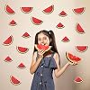 Lucleag 60 PCS Watermelon Cutouts for Bulletin Board Decorations, 2 Sizes Watermelon Paper Cut-Outs for Classroom Bulletin Board Wall Decor Teacher Student DIY Crafts Fruit Party Supplies #5