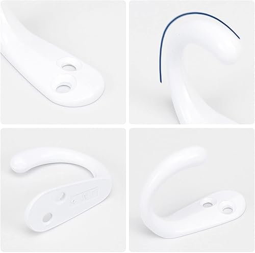 Miniatura 3 de NearMoon Ganchos para colgar en la pared, ganchos de metal resistente para bata de una sola punta, ganchos de pared inoxidables para toallas,