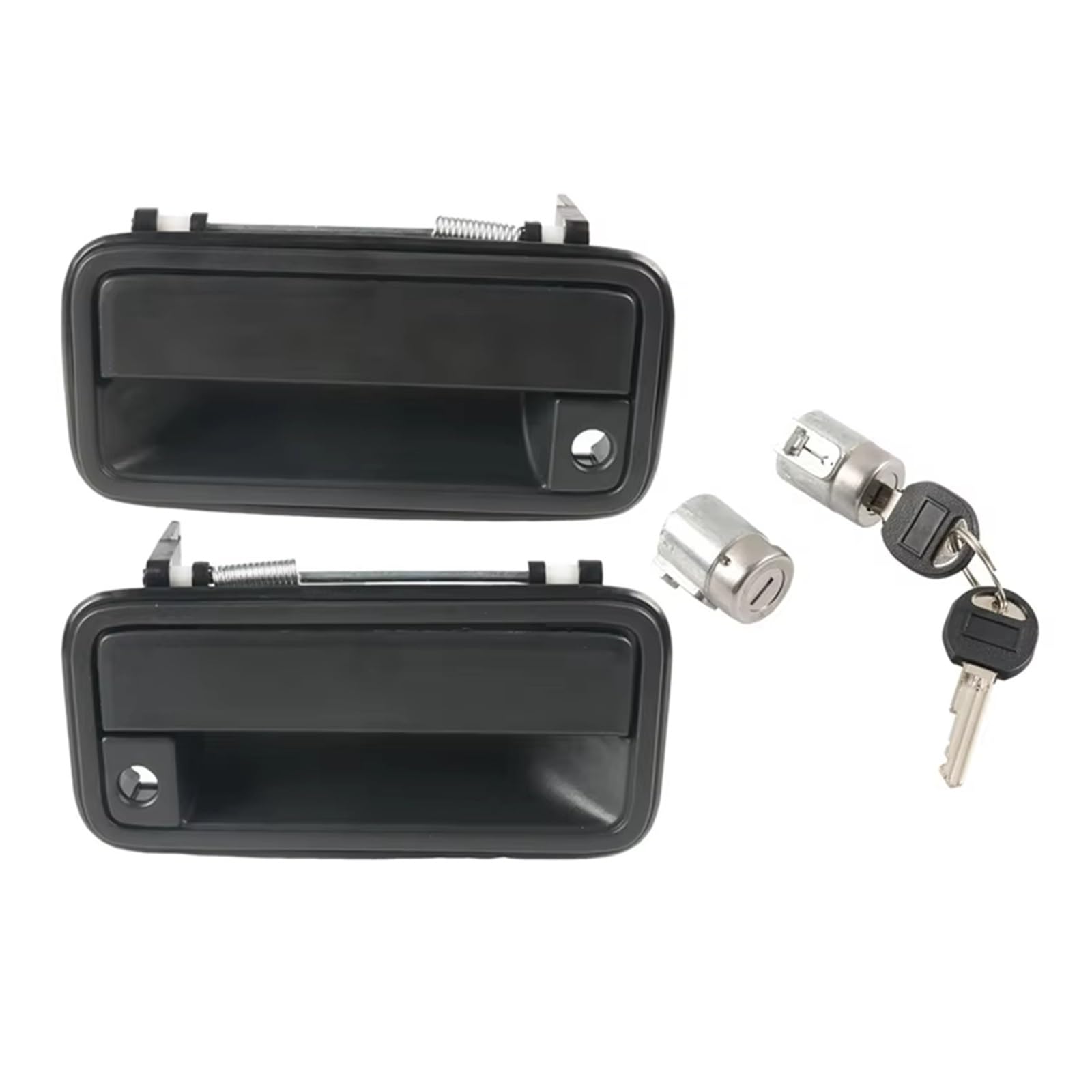 ZhanNuoBHd for Suburban for Tahoe for C1500 1995-2000 15742229 15742230-N58 Exterior Door Handles Cylinder Keys Vehicle Exterior Outer Door Handle