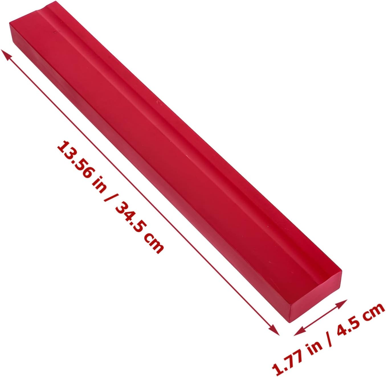 DOITOOL Red Plastic Slotted Stamp Large Stamp Making Materials Carving Block Unfinished Blocks Grooved s Crafting Material Making Supplies Seal Rubber
